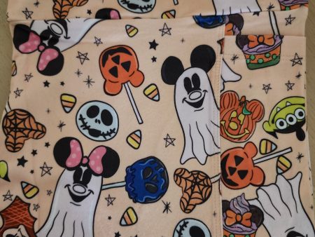 *Charlie s Project Disney Mickey and Minnie Ghost Halloween Leggings Hot on Sale